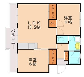 第２パープルハイムの物件間取画像